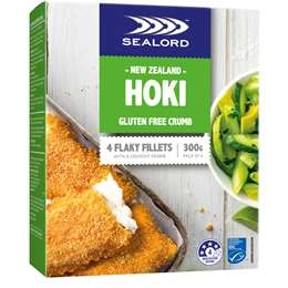 Sealord Gluten Free Hoki Fish Fillet Crumb 300g