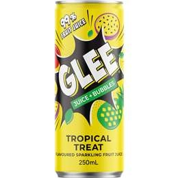 Glee Tropical Treat Flavoured Sparkling Fruit Juice 250ml