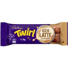 Cadbury Twirl Iced Latte Milk Chocolate Bar 39g