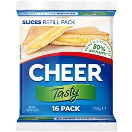 Cheer Cheese Tasty Cheese Slices  250g