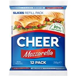 Cheer Cheese Mozzarella Cheese Slices 250g