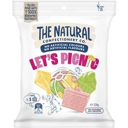 The Natural Confectionery Co. Let's Picnic Lollies  220g