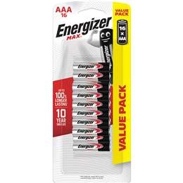 Energizer Max Aaa Alkaline Batteries  16 Pack