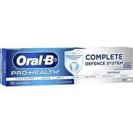 Oral-b Pro Health Complete Defence System Whitening Toothpaste 110g