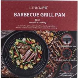 Link Life 30cm Non-stick Barbecue Grill Pan Each