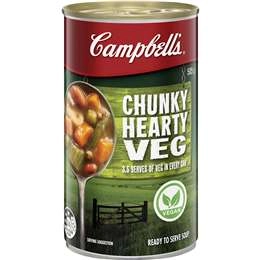 Campbell's Chunky Hearty Veg Soup  505g