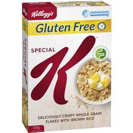 Kellogg's Special K Gluten Free Breakfast Cereal 330g