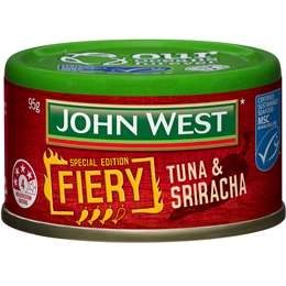 John West Fiery Sriracha Tuna 95g