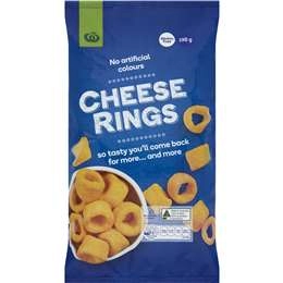 Woolworths Cheese Rings  190g