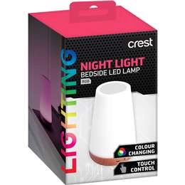 Crest Night Light Bedside Lamp  Each