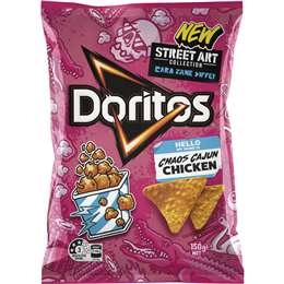 Doritos Corn Chips Chaos Cajun Chicken  150g