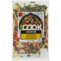 Woolworths Cook Stir Fry Vegetable Super Foods 250g