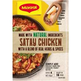 Maggi Dry Recipe Bases Satay Chicken 43g