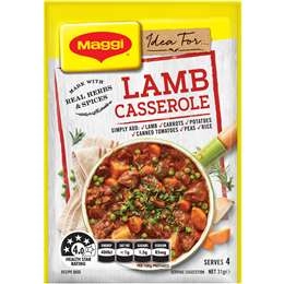 Maggi Lamb Casserole Recipe Base 31g