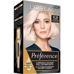 L'oreal Paris Preference Hair Colour 11.21 Very Very Light Cool Each