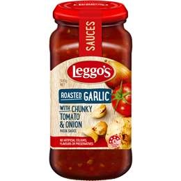 Leggo's Roasted Garlic Chunky Tomato & Onion Pasta Sauce 500g