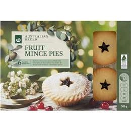 Woolworths Fruit Mince Pies  6 Pack