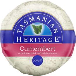 Tasmanian Heritage Camembert Cheese  200g