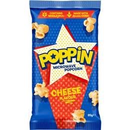 Poppin Microwave Popcorn Cheese Flavour 85g