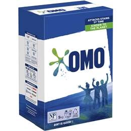 Omo Active Clean Laundry Washing Powder Front & Top Loader 5kg