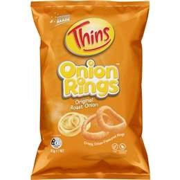 Thins Onion Rings Original Roast Onion 85g