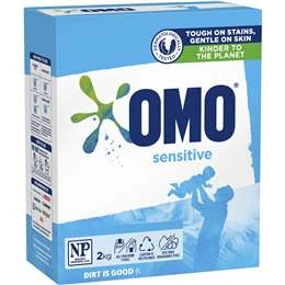 Omo Sensitive Washing Powder Front & Top Loader 2kg