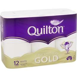 Quilton Gold Toilet Paper  12 Pack