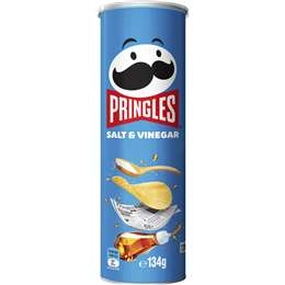 Pringles Salt & Vinegar Flavour Potato Chips 134g