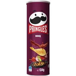 Pringles Bbq Stacked Potato Chips 134g