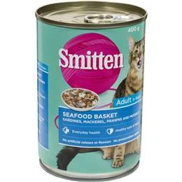 Smitten Cat Food Seafood Basket 400g