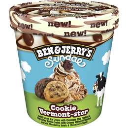 Ben & Jerry's Cookie Vermont-ster Ice Cream  427ml