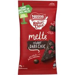 Nestle Bakers' Choice Dark Choc Melts  290g