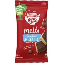 Nestle Bakers' Choice Milk Choc Melts  290g