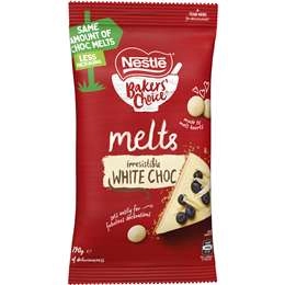 Nestle Bakers' Choice White Choc Melts 290g