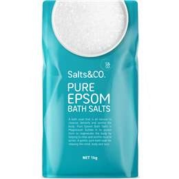 Salts & Co. Pure Epsom Bath Salts 1kg