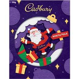 Cadbury Dairy Milk Christmas Advent Calendar 90g