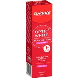 Colgate Teeth Whitening Toothpaste Optic White Enamel Care 100g