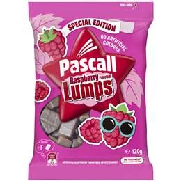 Pascall Chocolate Raspberry Lumps Bites Snack & Share Bag 120g