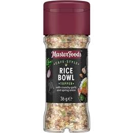 Masterfoods Cafe Style Rice Bowl Topper 36g