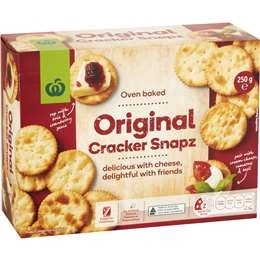 Woolworths Snapz Original Crackers  250g