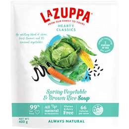 La Zuppa Soup Pouch Spring Vegetable & Brown Rice 400g