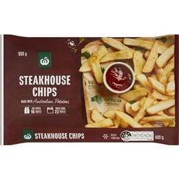 Woolworths Steakhouse Chips  900g