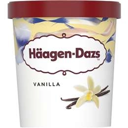 Haagen-dazs Vanilla Ice Cream Tub Ice Cream 457ml