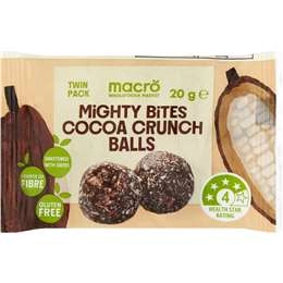 Macro Mighty Bites Cocoa Crunch Balls 20g