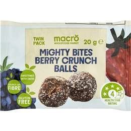 Macro Mighty Bites Berry Crunch Balls 20g