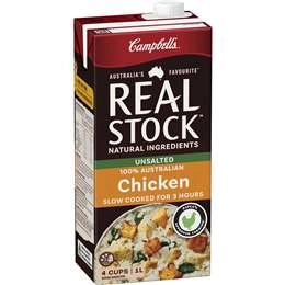 Campbell's Real Stock Unsalted Chicken  1l