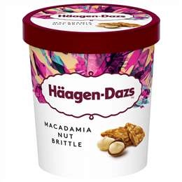 Haagen-dazs Macadamia Nut Brittle Ice Cream 473ml