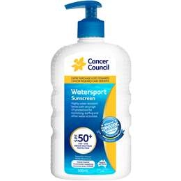 Cancer Council Watersport Spf50+ Sunscreen Pump 500ml