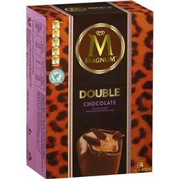 Magnum Ice Cream Double Chocolate 4 Pack