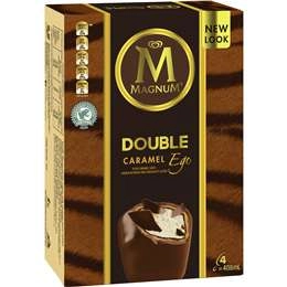 Magnum Ice Cream Double Caramel Ego 4 Pack